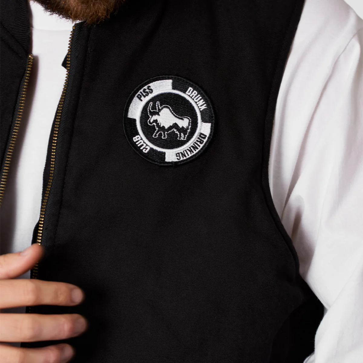 Slowgold X PISS DRUNX BYO Vest Black - Image 5