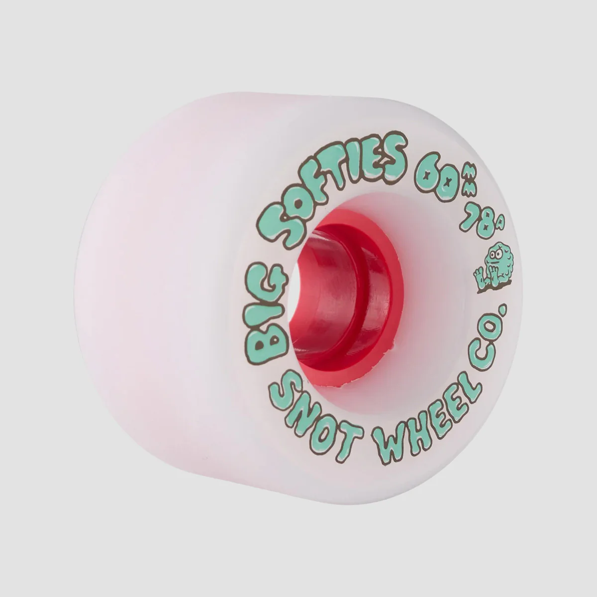 Snot Big Softies 78A Skateboard Wheels Pink/Red 60mm - Image 2
