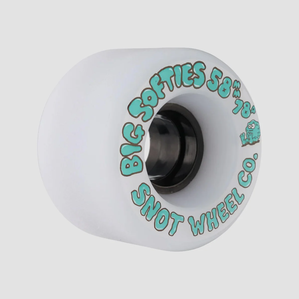 Snot Big Softies 78A Skateboard Wheels White/Black 58mm - Image 2