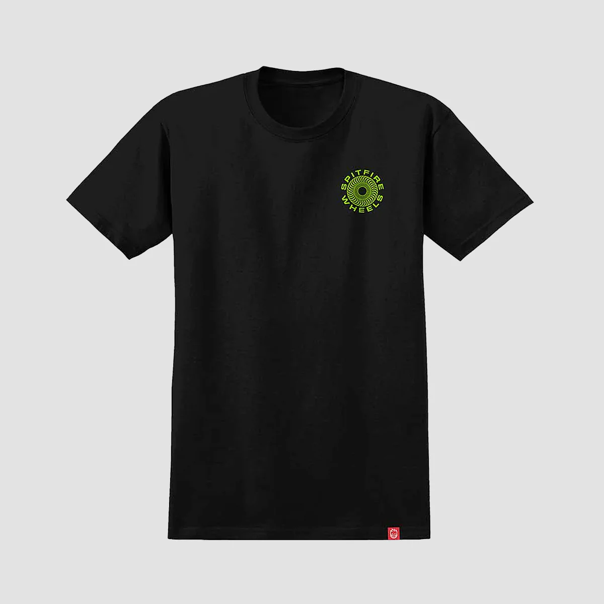 Spitfire Classic 87 Swirl Fill T-Shirt Black/Green/White - Image 2