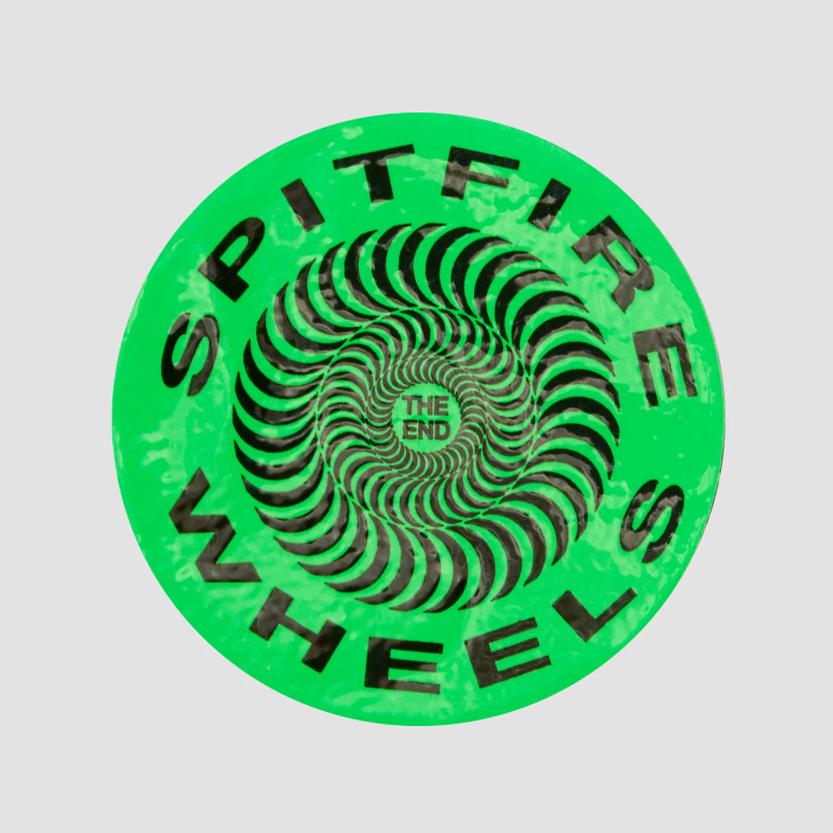 Spitfire Classic Sticker Small Green/Black 62mm
