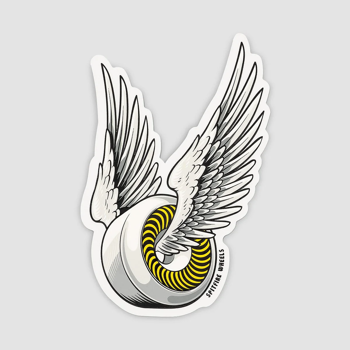 Spitfire OG Classic Sticker White/Yellow 150x95mm