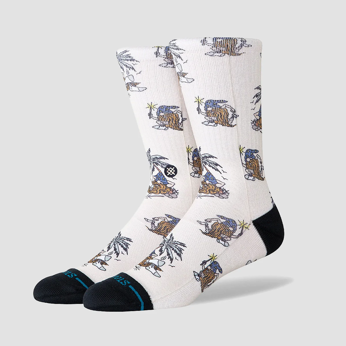Stance Castaway Crew Socks Canvas