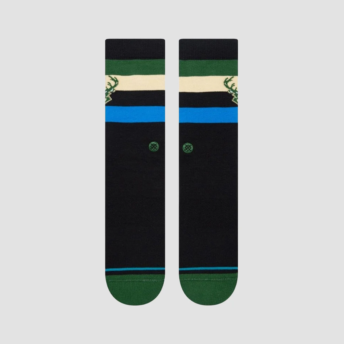 Stance NBA Milwaukee Bucks ST Crew Socks Dark Green - Image 2
