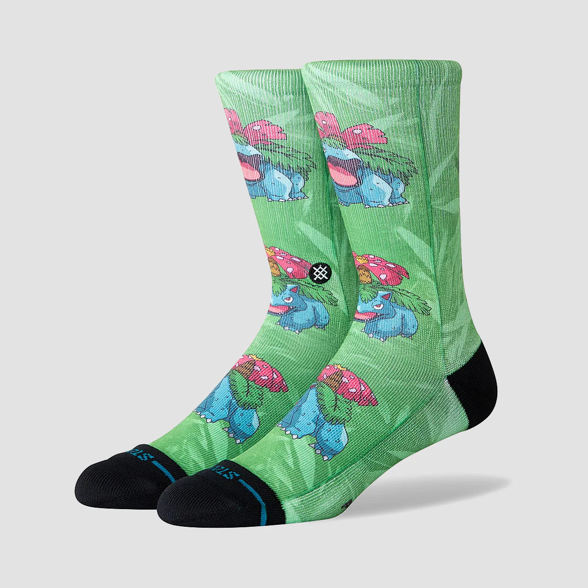 Stance Pokemon Venusaur AOP Crew Socks Green