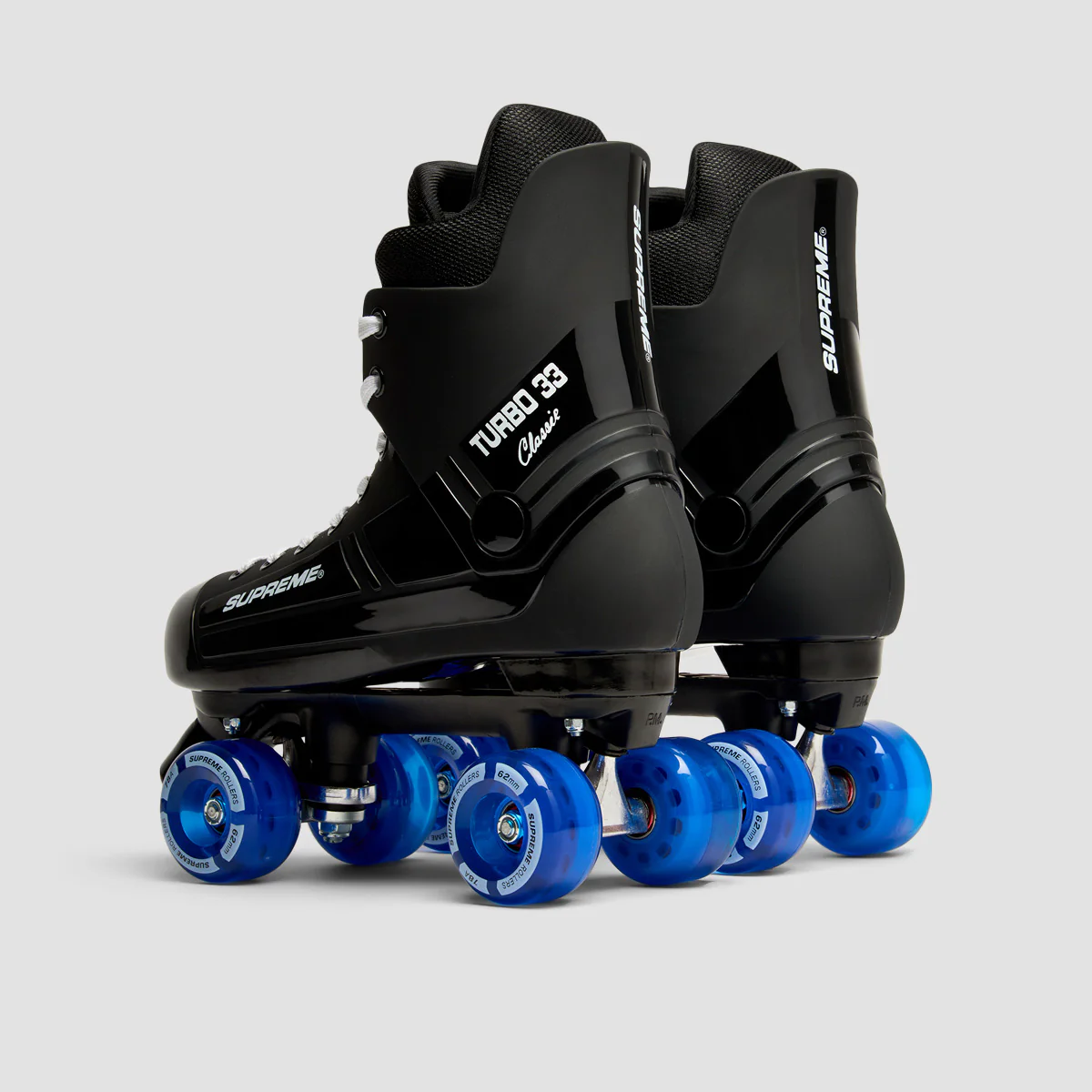 Supreme Turbo 33 Nylon Quad Skates Black/Blue - Image 3