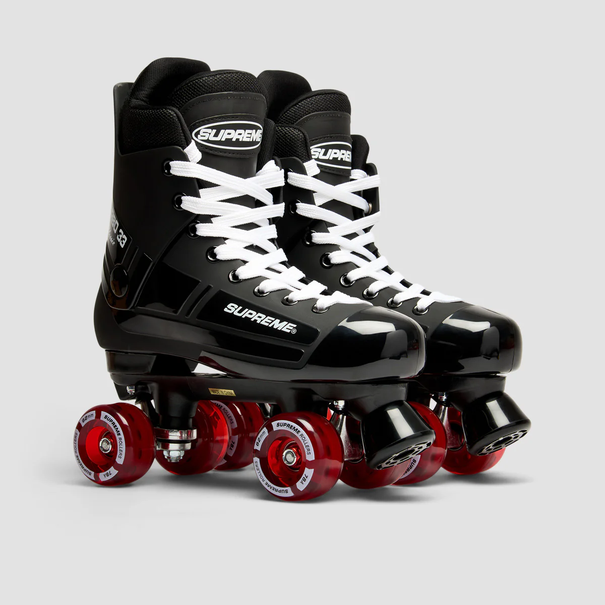Supreme Turbo 33 Nylon Quad Skates Black/Red - Image 2