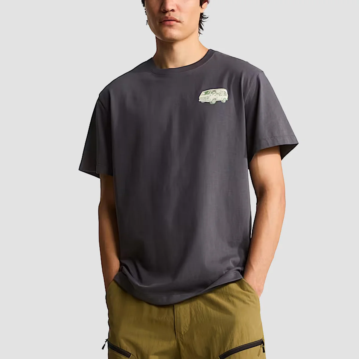 The North Face Van Life Relaxed T-Shirt Anthracite Grey - Image 2