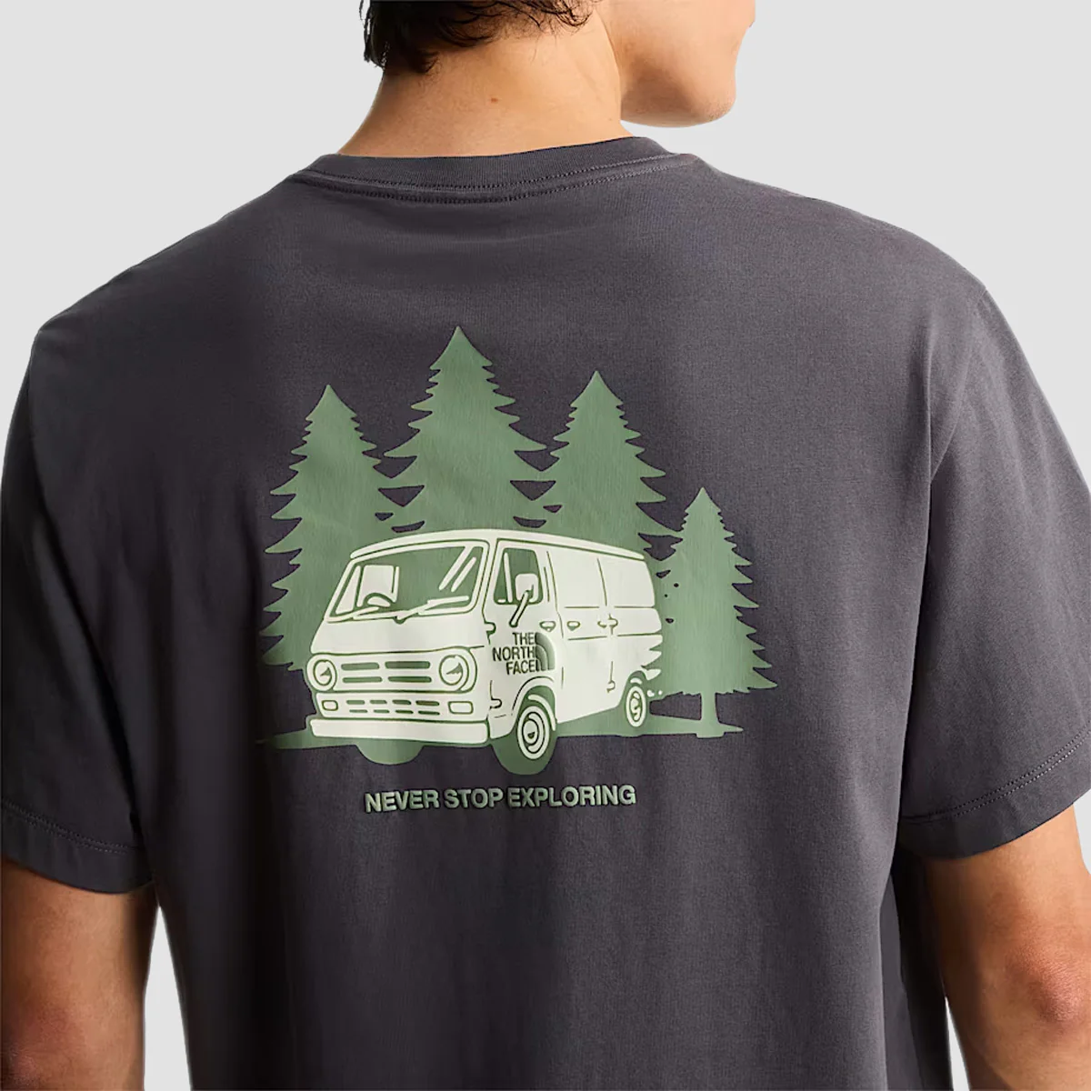 The North Face Van Life Relaxed T-Shirt Anthracite Grey - Image 3