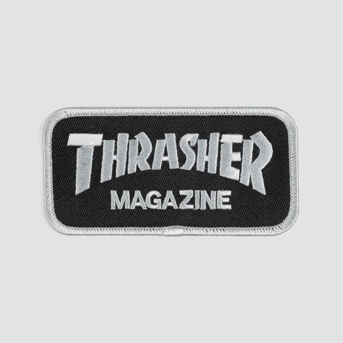 Thrasher Magazine Logo Patch Black/Grey