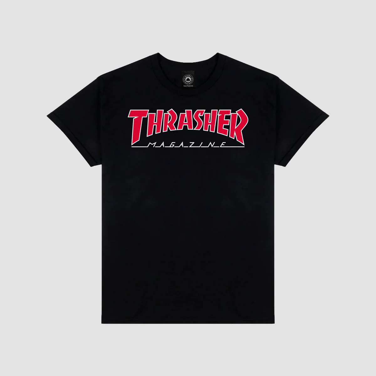 Thrasher Outlined T-Shirt Black