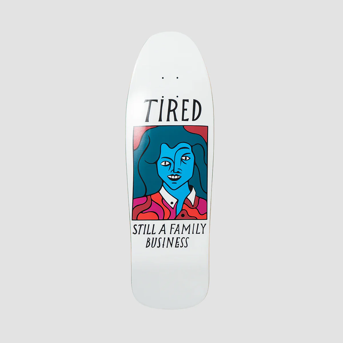 Tired Family Business 1989 Skateboard Deck - 9.9"