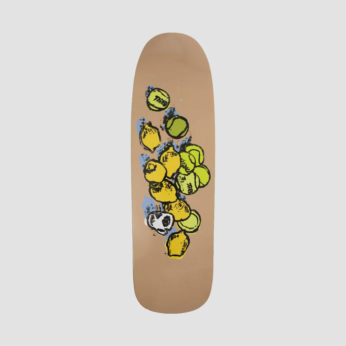 Tired Shelf Life Shaped Skateboard Deck - 9.22"