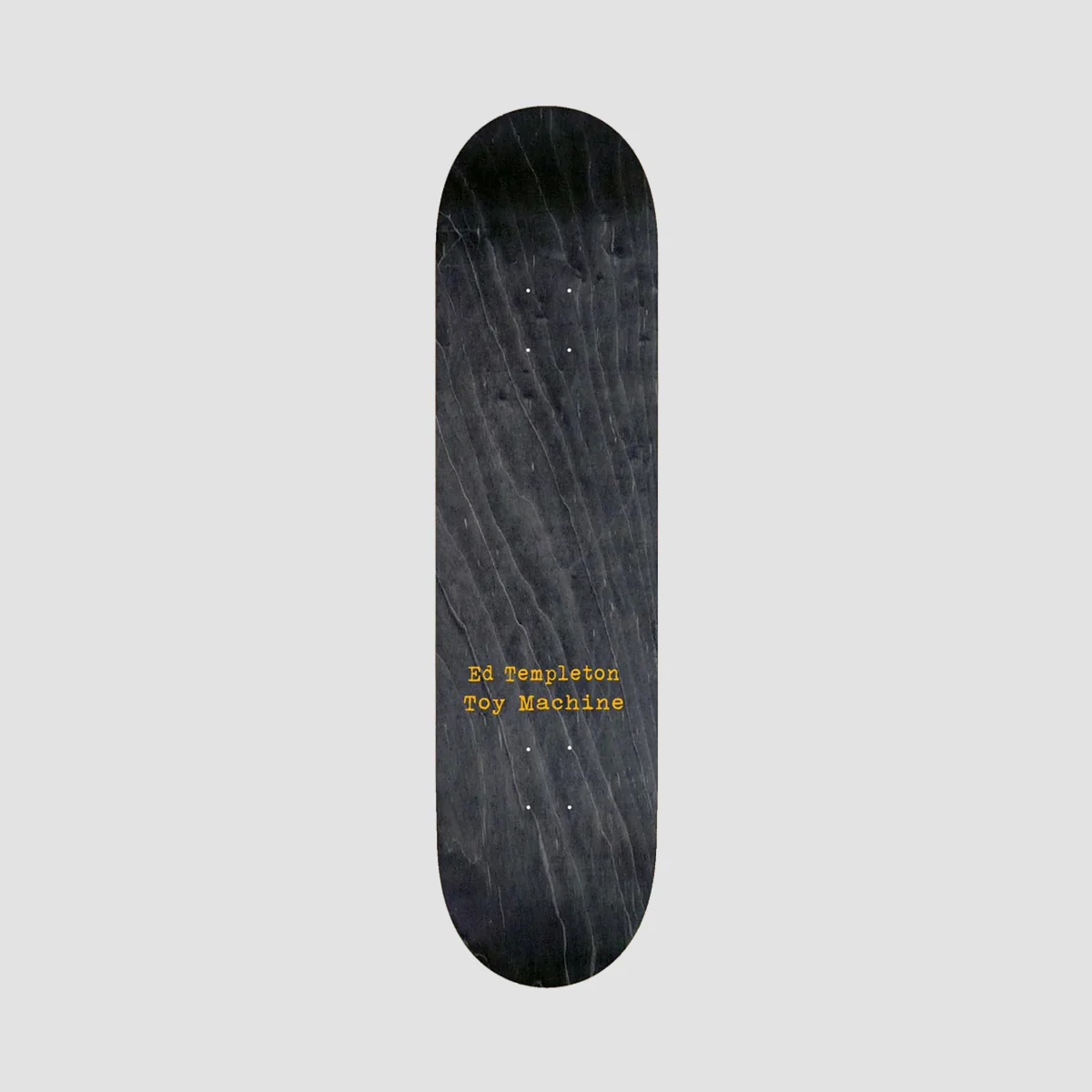 Toy Machine Ed Templeton Charred Cross Skateboard Deck Black Stain - 8.5" - Image 2