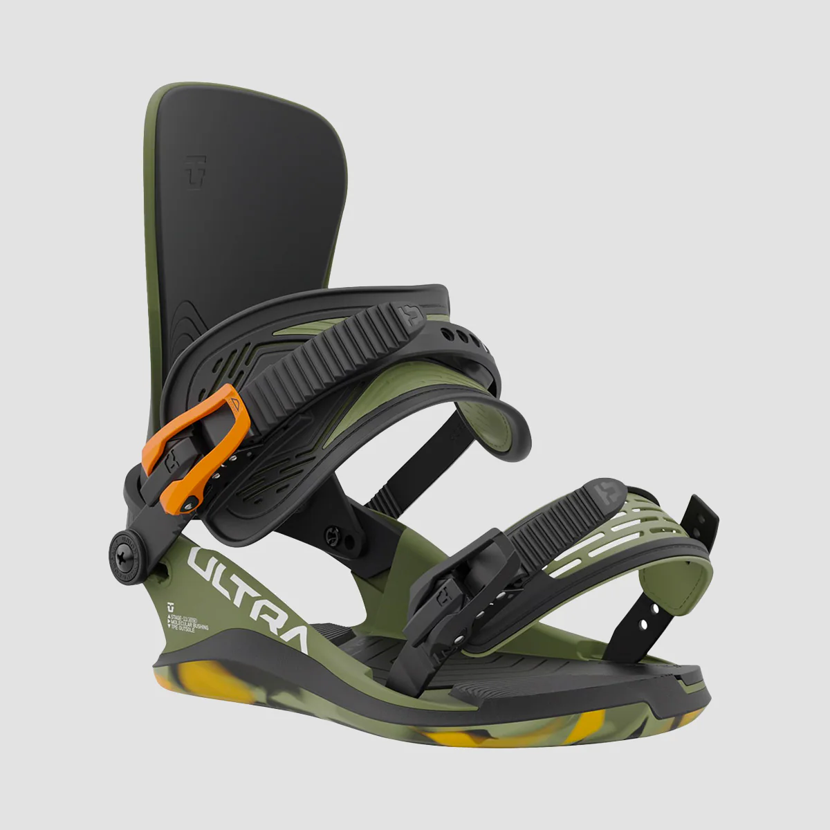 Union Ultra 2024 Snowboard Bindings Army Green - Image 2