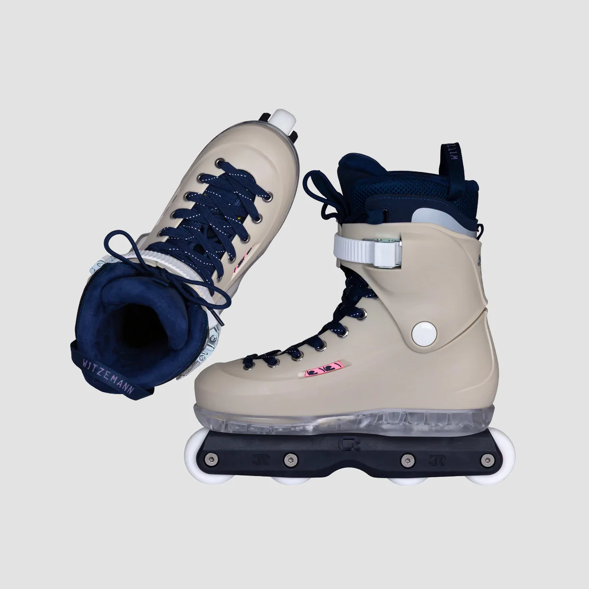 USD Sway Witzemann II Aggressive Inline Skates Grey/Blue - Image 2
