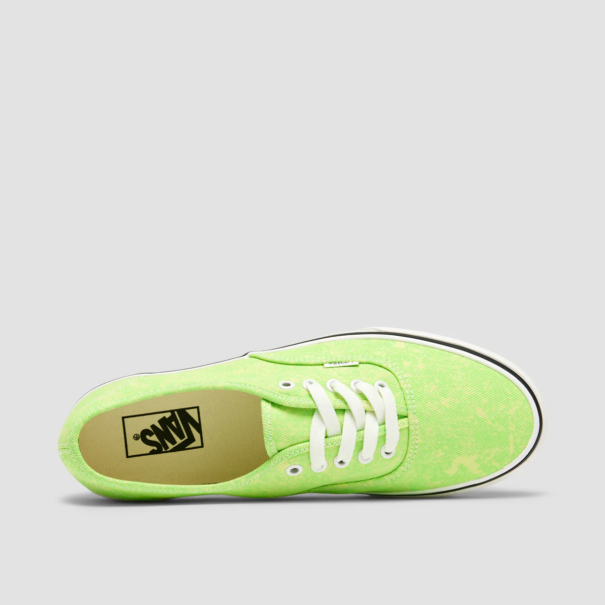 Vans Authentic Shoes - Neon Acid Wash Green - Image 4
