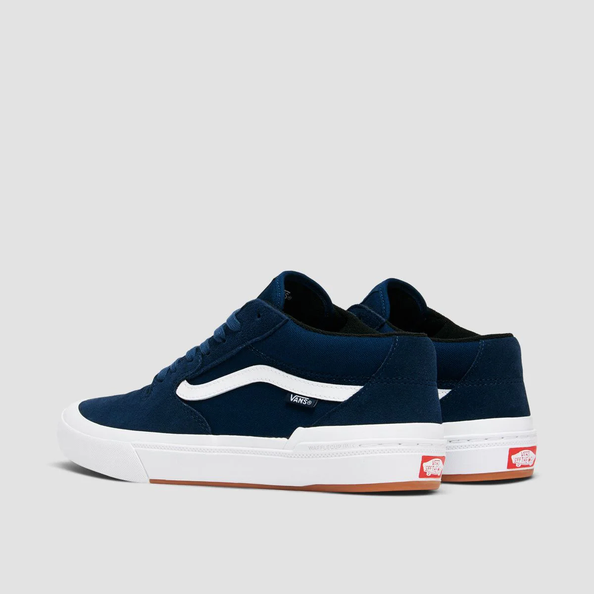 Vans BMX Style 114 Shoes - Navy/White - Image 3