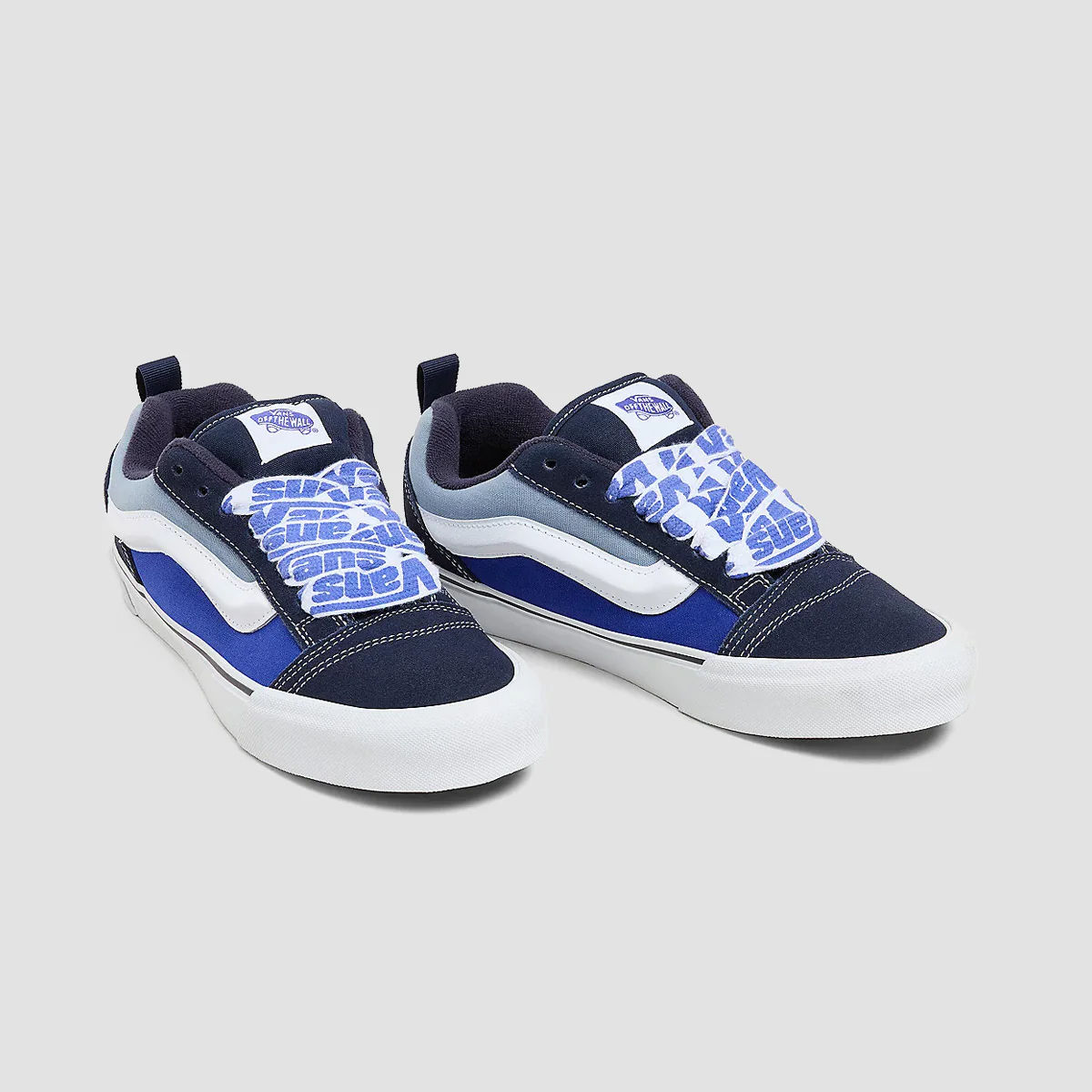 Vans Knu Skool Shoes - Jumbo Vans Blue/White - Image 2