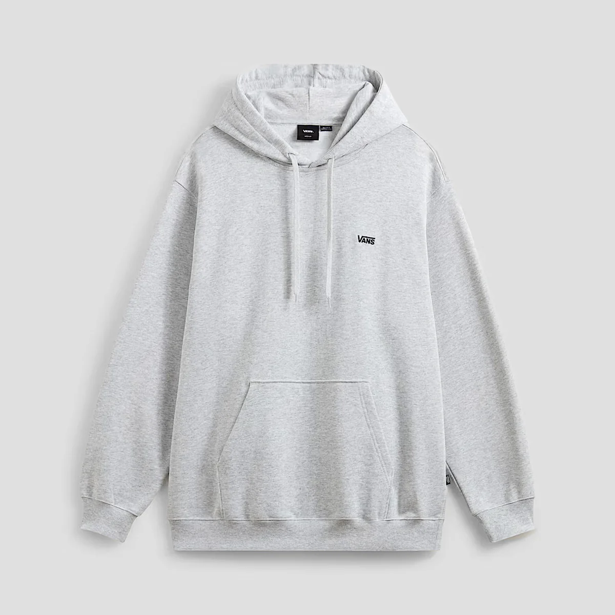 Vans Left Chest Pullover Hoodie Light Grey Heather