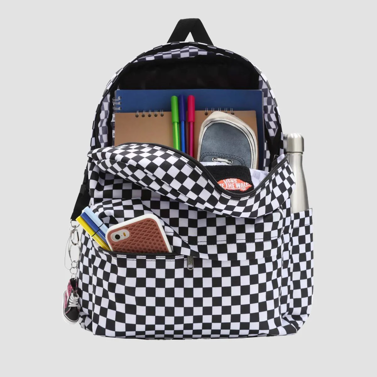 Vans Old Skool Check 22L Backpack Black/White - Image 5