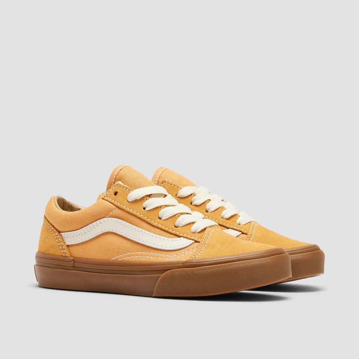 Vans Old Skool Shoes - Gum Antelope - Kids - Image 2