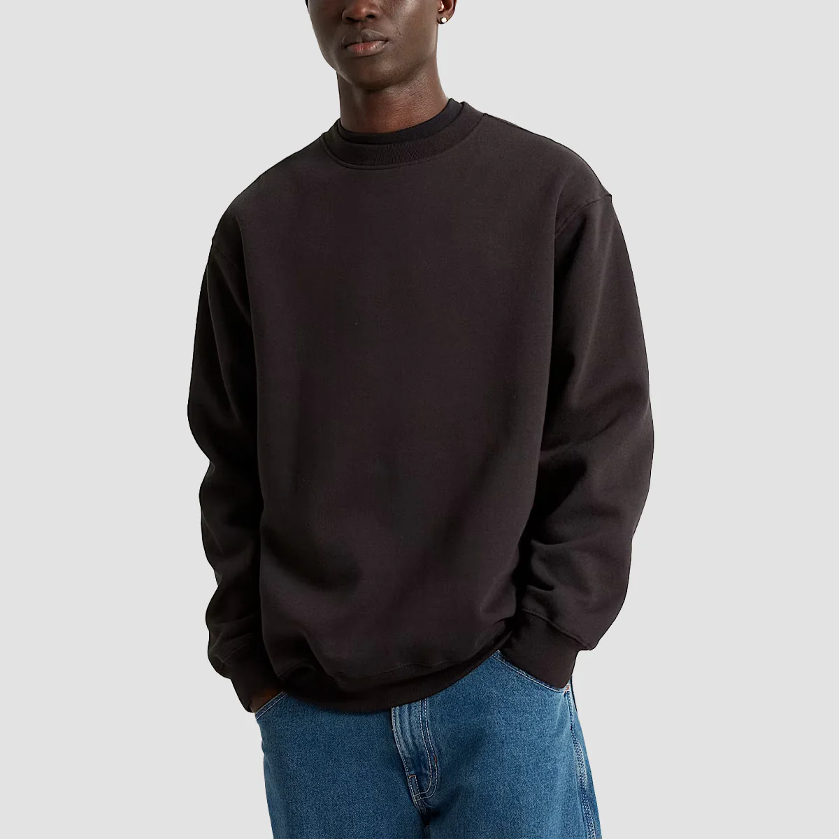 Vans Scripted Crew Sweatshirt Black - Image 2