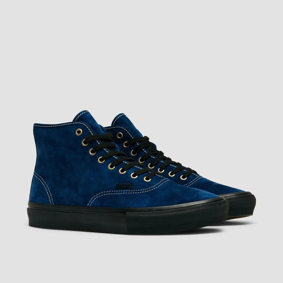 Vans Skate Authentic High Top Shoes - Navy/Black - Image 2