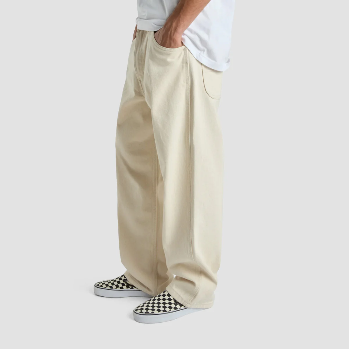Vans Skate Check Loose Fit Jeans Natural