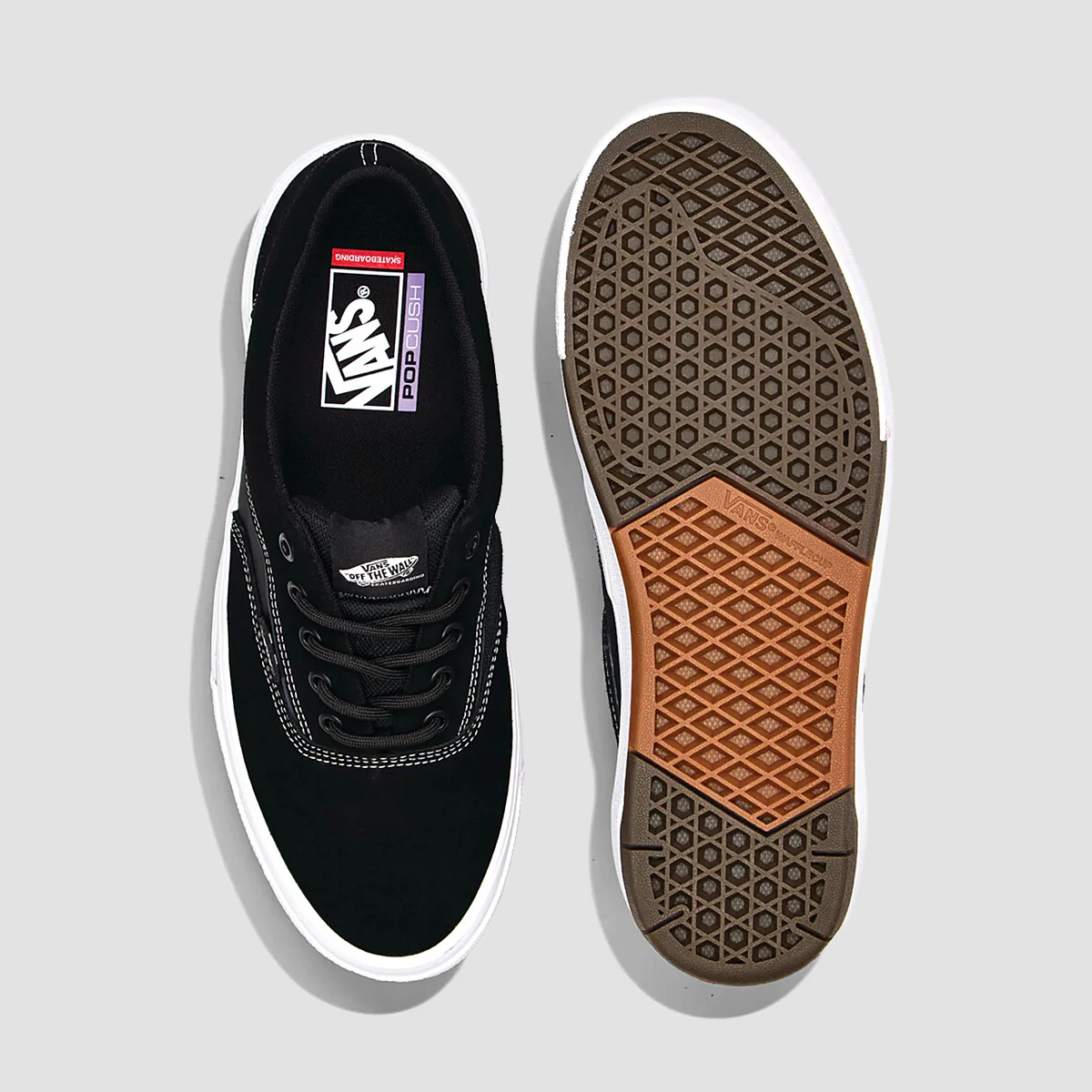 Vans Skate Era Wafflecup Shoes - Black/White - Image 2