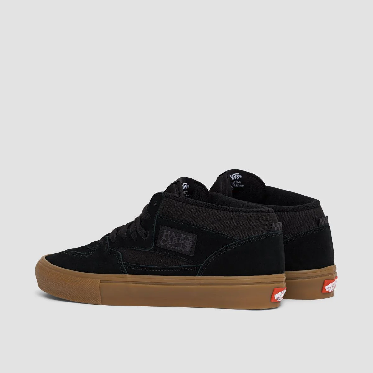 Vans Skate Half Cab Shoes - Black/Gum - Image 3