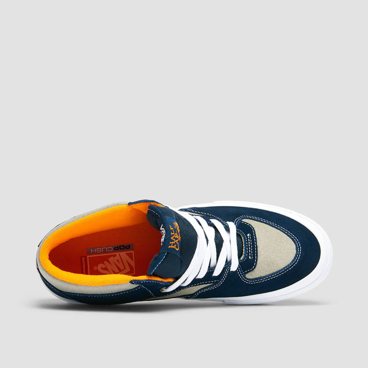 Vans Skate Half Cab Mid Top Shoes - Smoke/Navy - Image 4
