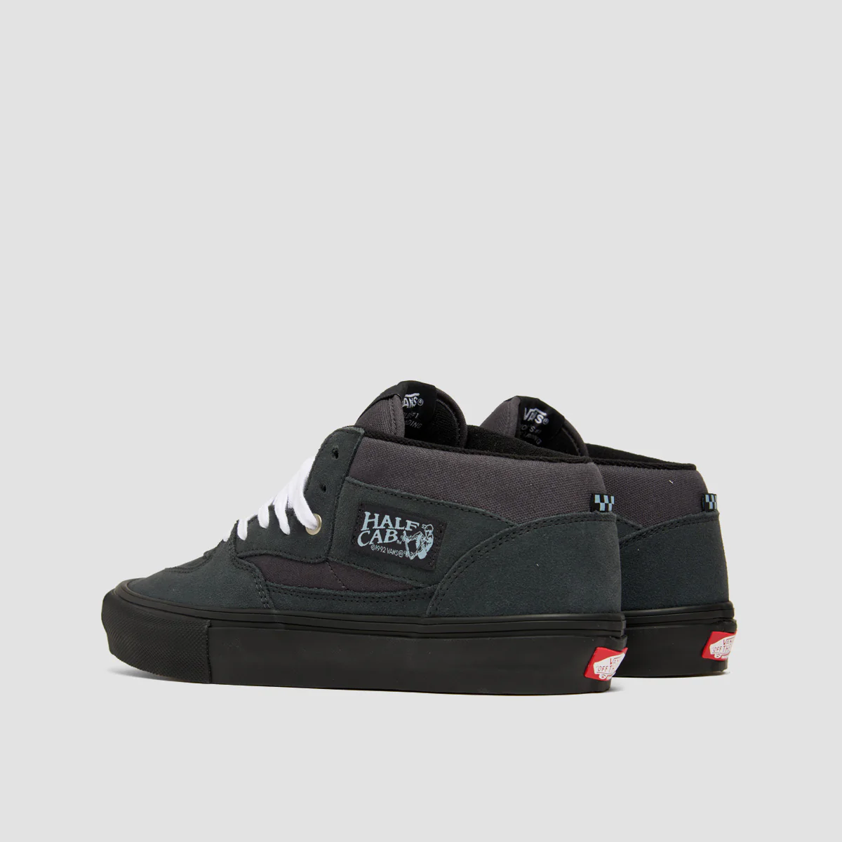 Vans Skate Half Cab Shoes - Charcoal Grey/Black - Image 3