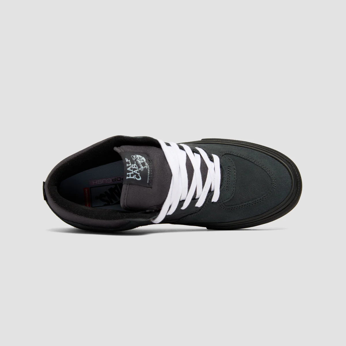 Vans Skate Half Cab Shoes - Charcoal Grey/Black - Image 4
