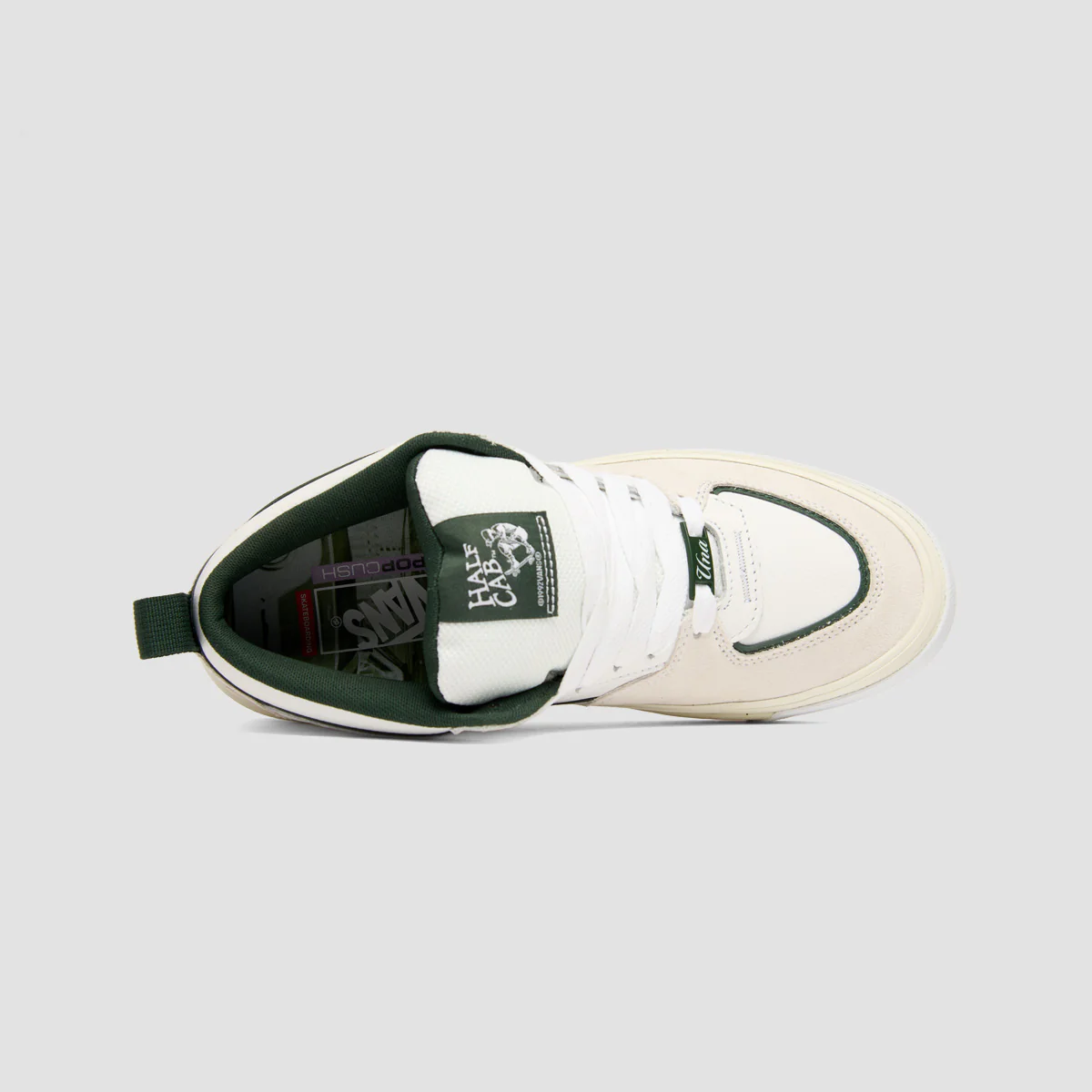 Vans Skate Half Cab Wafflecup Shoes - Una White/Gum - Image 4