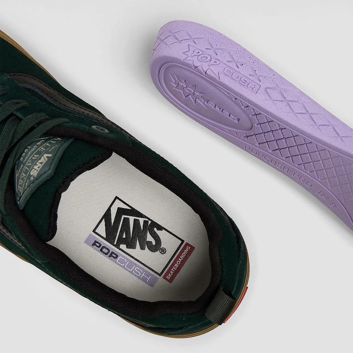 Vans Skate Kyle Walker Shoes - Green/Gum - Image 4