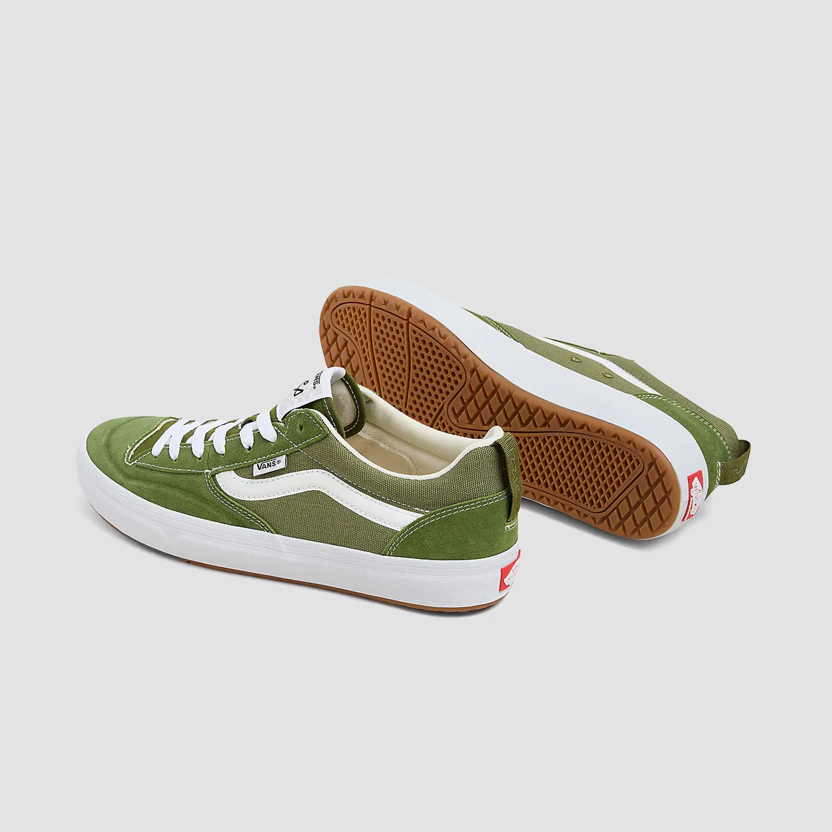 Vans Skate Lizzie Low Shoes - Green/White - Image 2