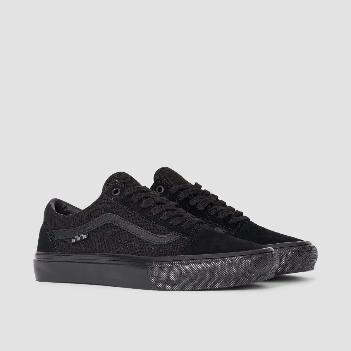 Vans Skate Old Skool Shoes - Black/Black - Image 2