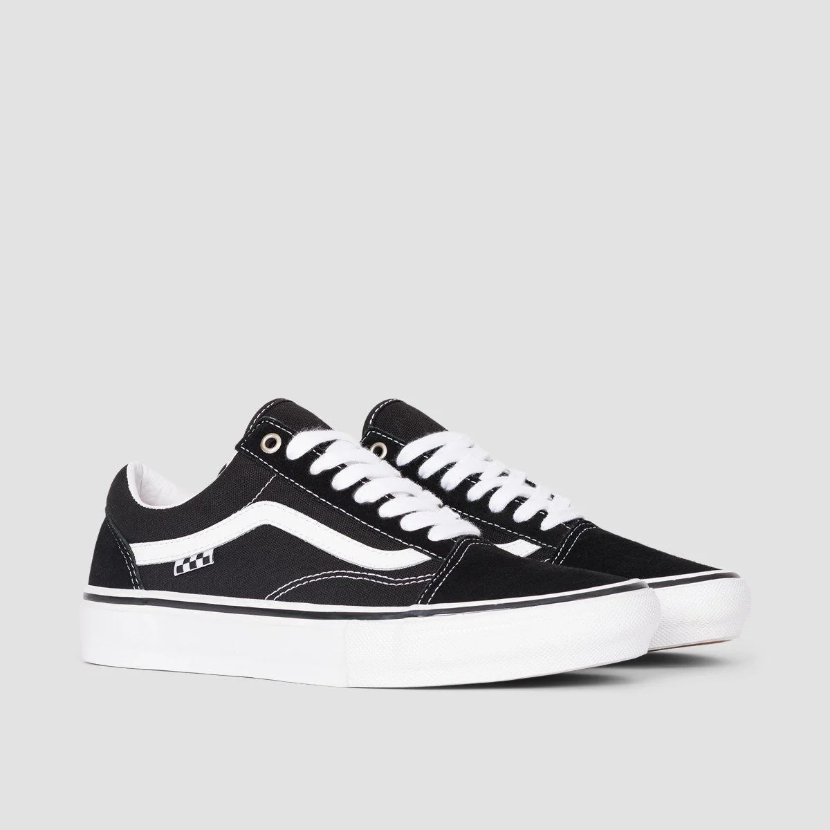 Vans Skate Old Skool Shoes - Black/White - Image 2