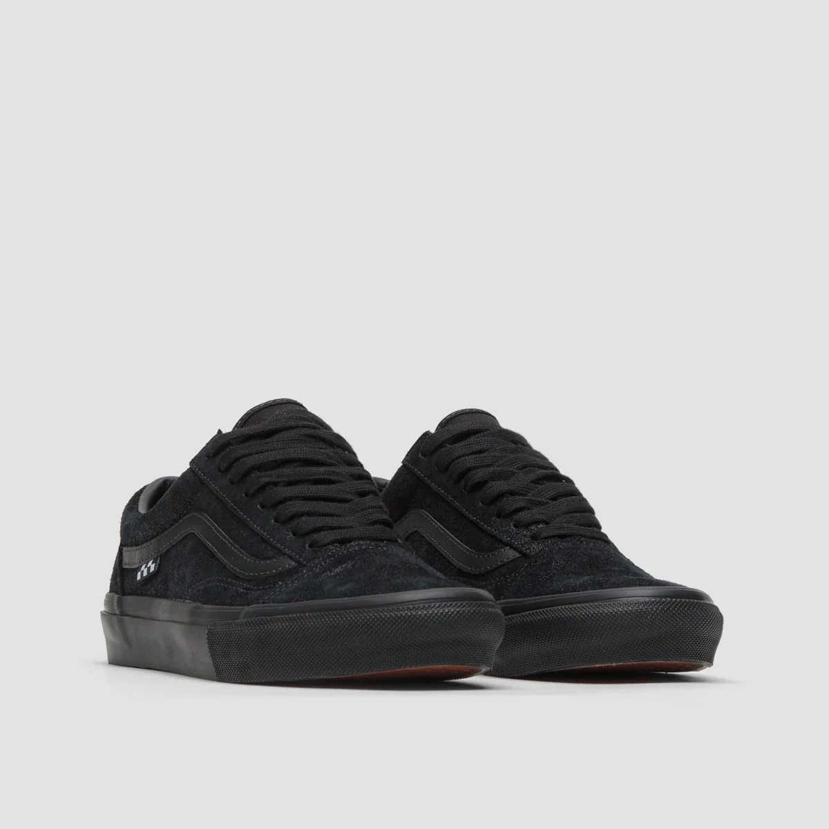 Vans Skate Old Skool Shoes - Metallic Black/Smoke - Image 2