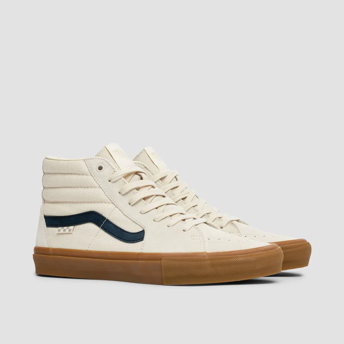 Vans Skate SK8-Hi High Top Shoes - Birch/Gum - Image 2