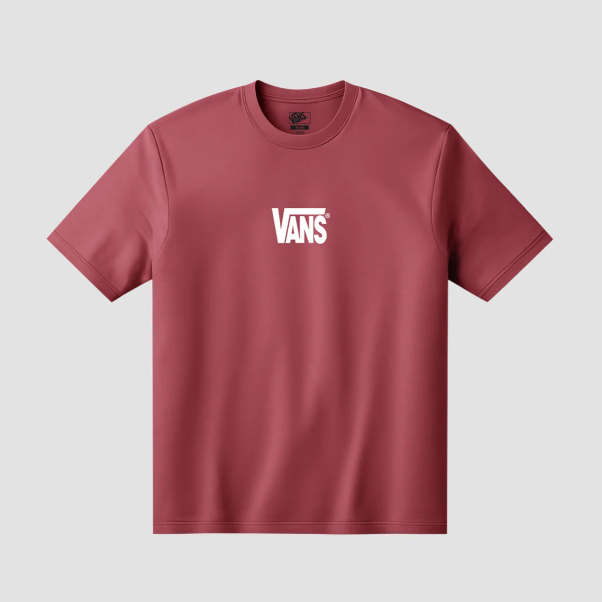 Vans Stretch Logo T-Shirt Crimson Haze