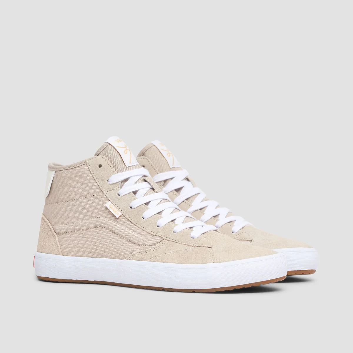 Vans The Lizzie High Top Shoes - Light Khaki - Image 2