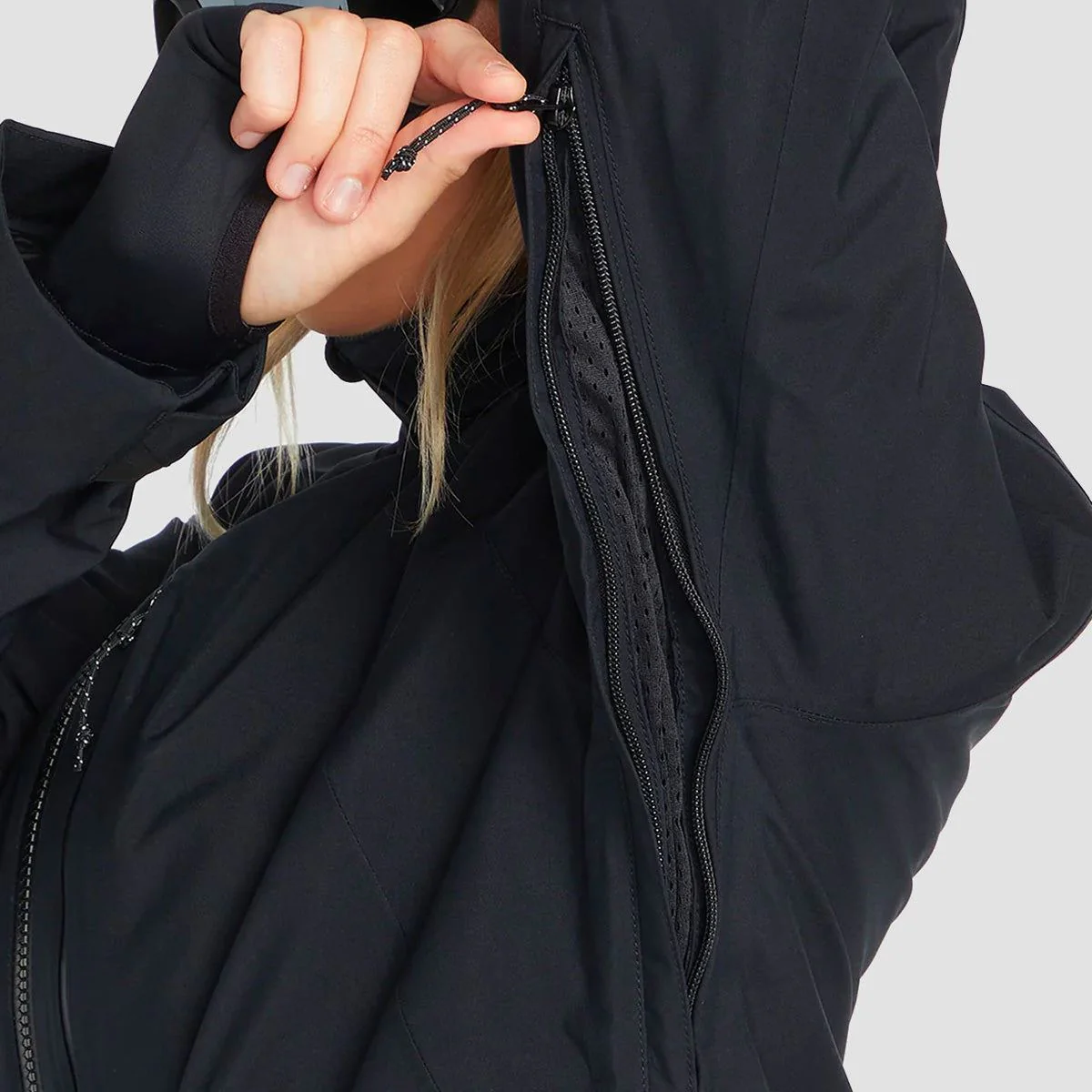 Volcom 3D Stretch Gore-Tex Snow Jacket Black - Womens - Image 4