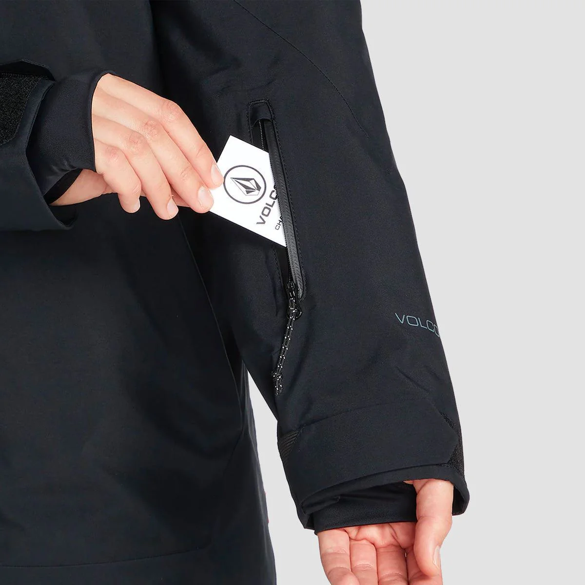 Volcom 3D Stretch Gore-Tex Snow Jacket Black - Womens - Image 5