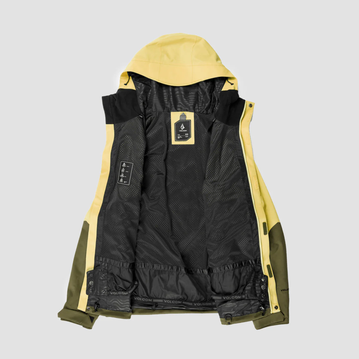 Volcom Brighton 15K Full Zip Snow Jacket Ivy - Image 2