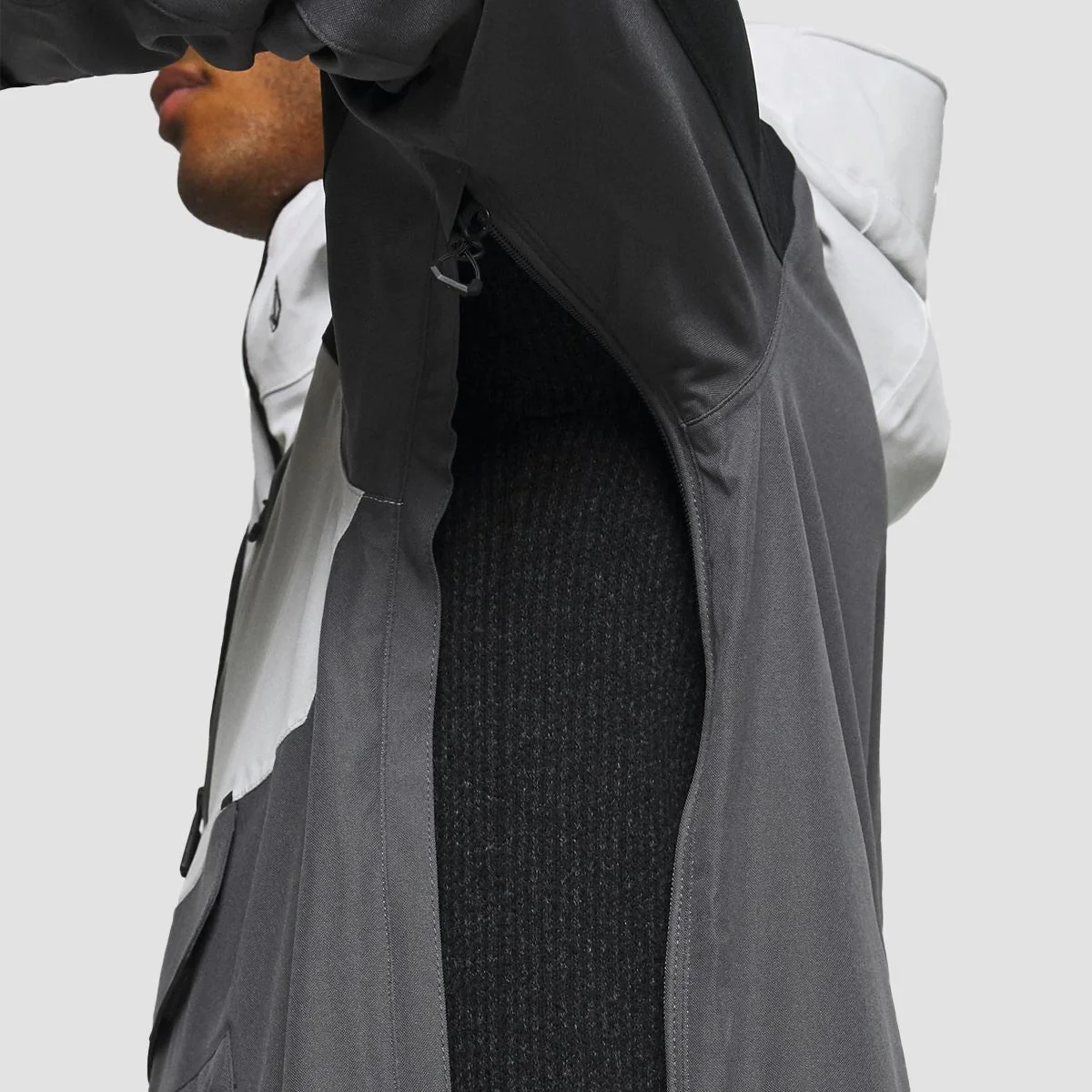 Volcom Brighton Pullover Snow Jacket Sky - Image 3