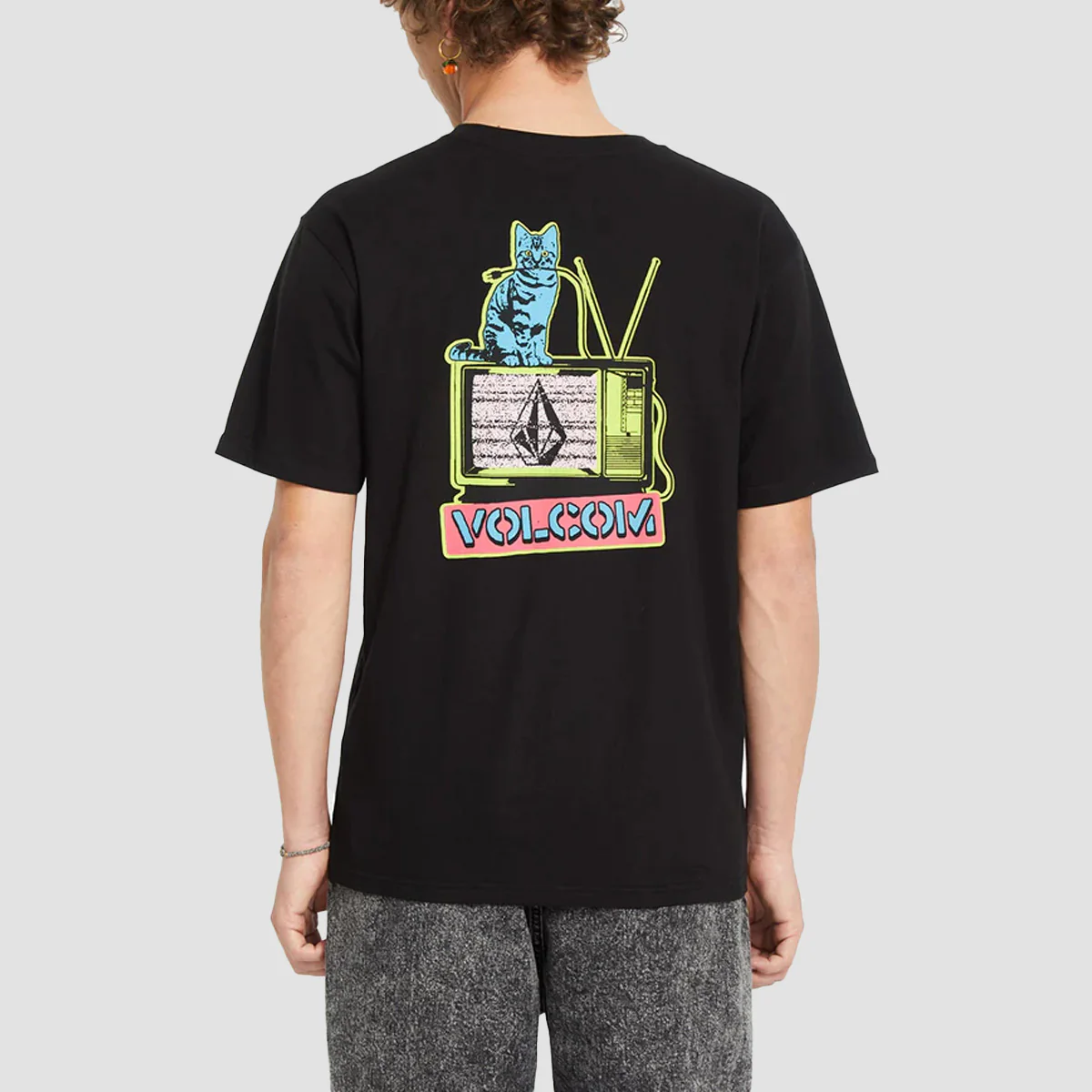Volcom CatV T-Shirt Black - Image 2