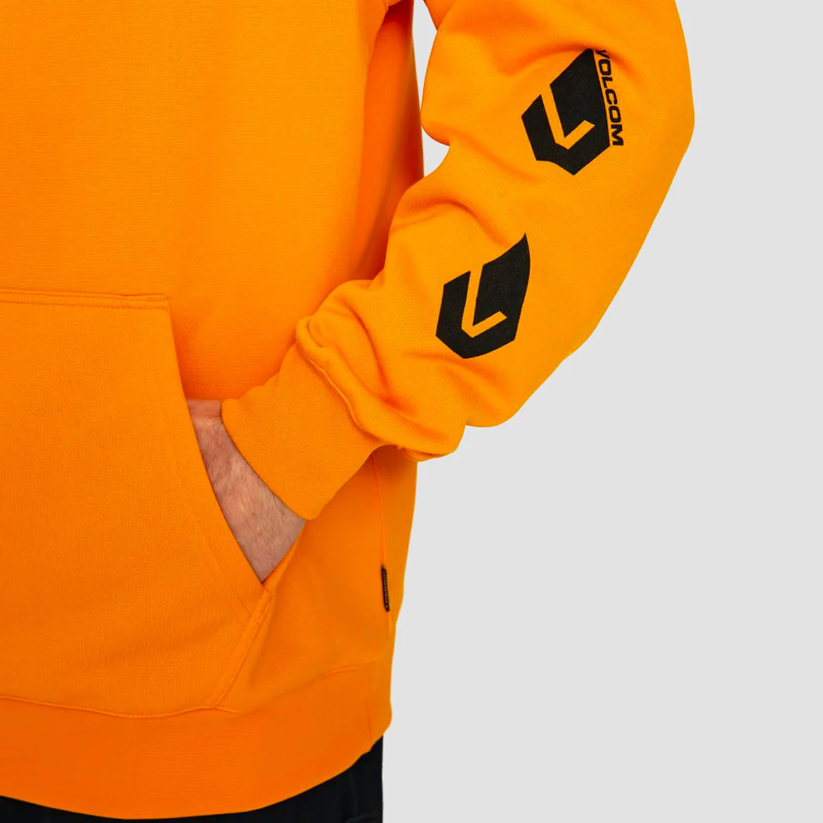 Volcom Core Hydro Pullover Snow Hoodie Gold - Image 3