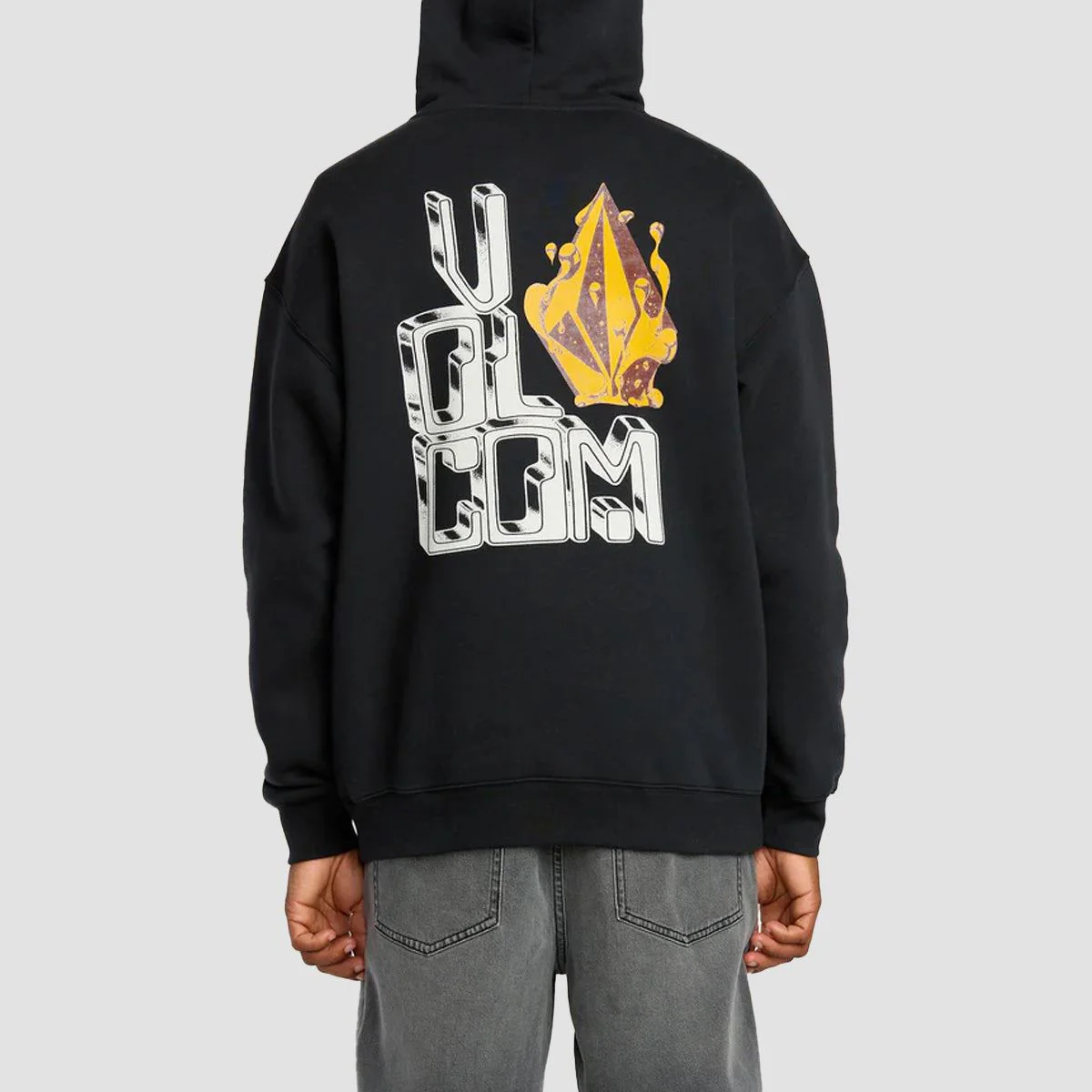 Volcom FA Callum Rooney Pullover Hoodie Antique Black - Image 2